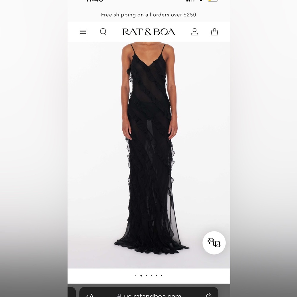 Rat and Boa Selena Dress XS